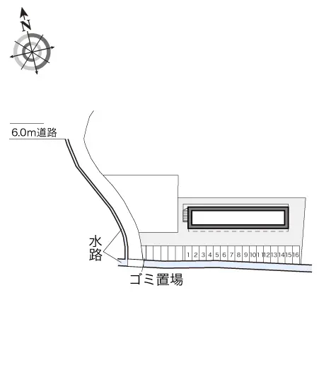 ★手数料０円★岡山市北区東古松　月極駐車場（LP）